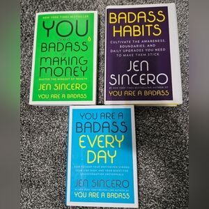 Jen Sincero You Are A Badass Book Set - Green, Purple, Blue